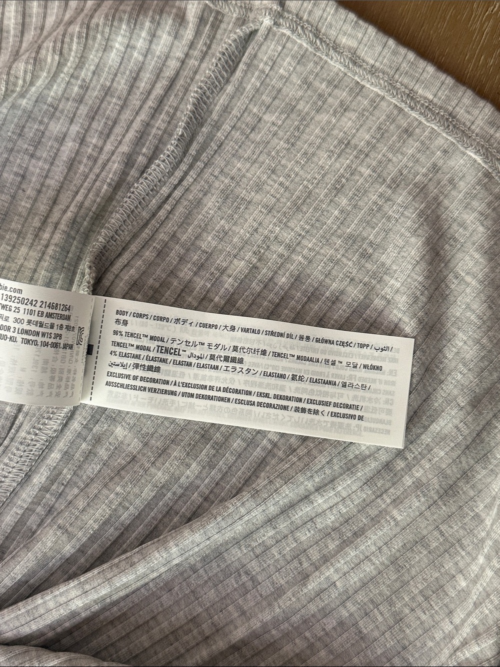 A&F Ribbed Button Front Top | M - Picture 6 of 8